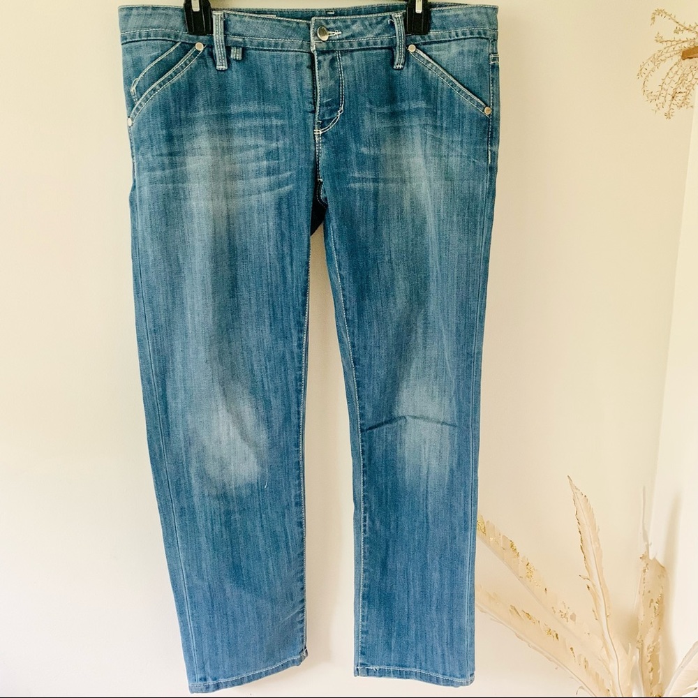 JFour Jeans Thia Skinny Ankle Women’s Size 32 Logo Made in Italy J4